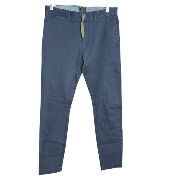 J.Crew NWT Mens $90 250 skinny-fit pant in stretch chino Navy 29 X 32 AB613 - Picture 2 of 11